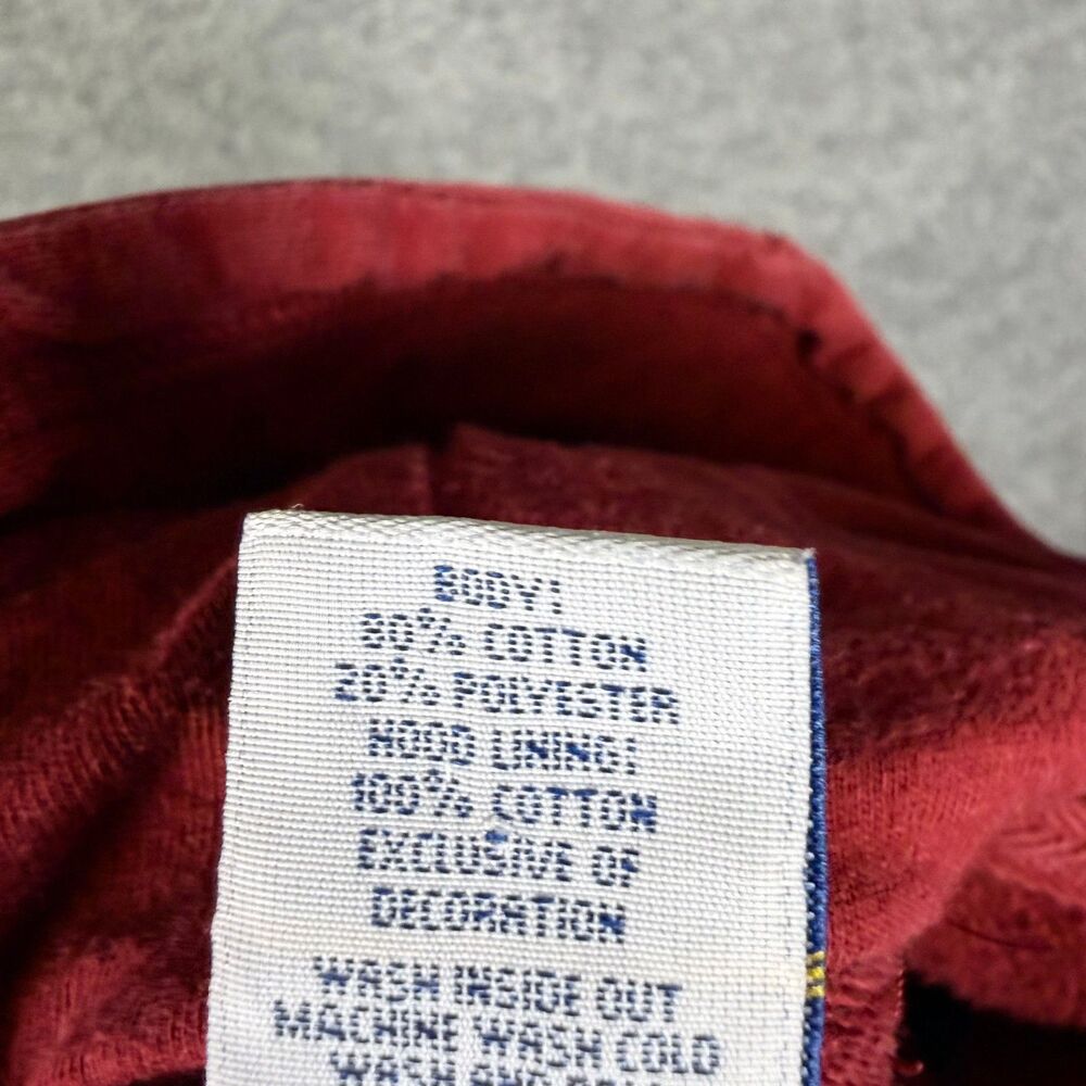 Old Navy Hoodie Youth Size M Red Vintage Y2K Flames Graphic Sweatshirt 2005 - Picture 4 of 10